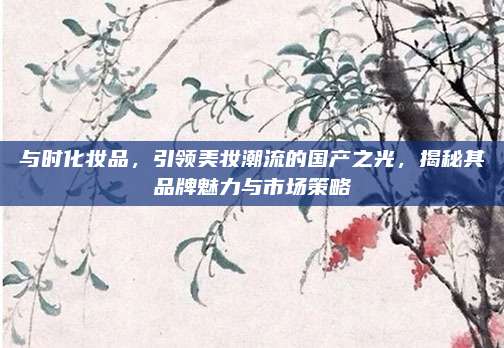 与时化妆品,引领美妆潮流的国产之光,揭秘其品牌魅力与市场策略