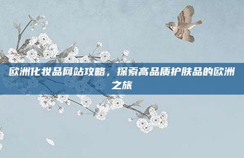 欧洲化妆品网站攻略，探索高品质护肤品的欧洲之旅