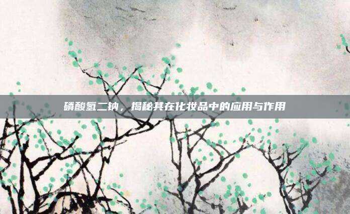 磷酸氢二钠，揭秘其在化妆品中的应用与作用