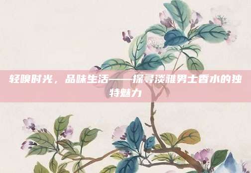 轻嗅时光,品味生活——探寻淡雅男士香水的独特魅力