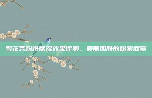雪花秀粉饼保湿效果评测，美丽肌肤的秘密武器