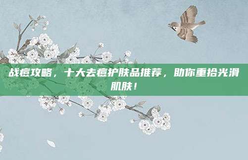 战痘攻略，十大去痘护肤品推荐，助你重拾光滑肌肤！