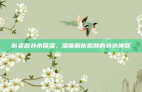 丽姿源补水保湿,深度解析肌肤的补水神器