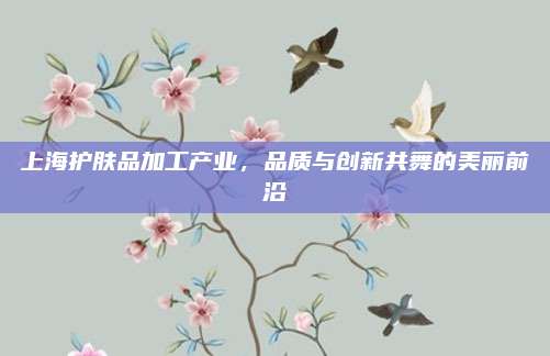 上海护肤品加工产业，品质与创新共舞的美丽前沿