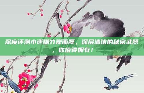深度评测小迷糊竹炭面膜，深层清洁的秘密武器，你值得拥有！