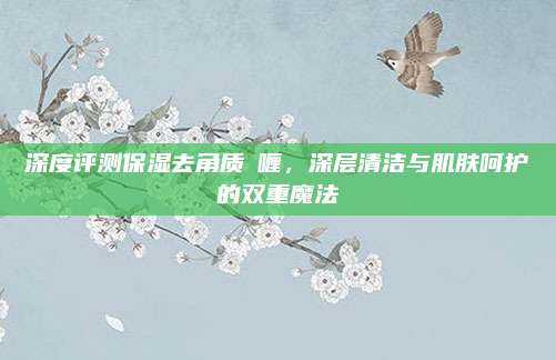 深度评测保湿去角质啫喱,深层清洁与肌肤呵护的双重魔法