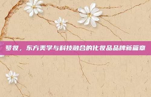 梦妆，东方美学与科技融合的化妆品品牌新篇章