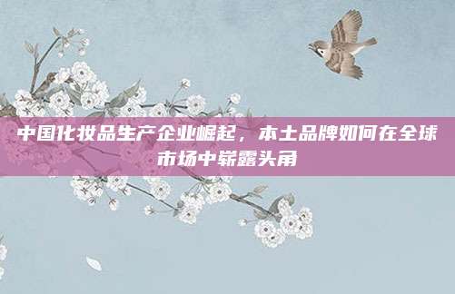 中国化妆品生产企业崛起，本土品牌如何在全球市场中崭露头角