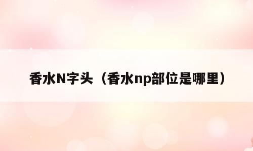 香水N字头（香水np部位是哪里）