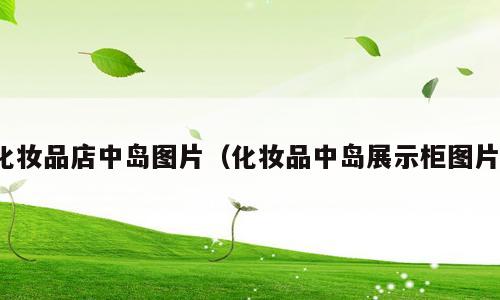 化妆品店中岛图片（化妆品中岛展示柜图片）