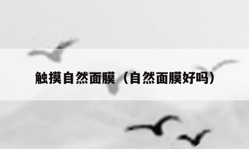 触摸自然面膜（自然面膜好吗）